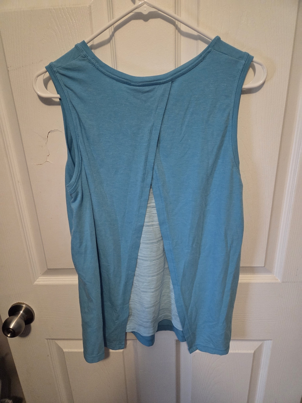 tek gear Aqua V-Neck Sleeveless Tank Top - Picture 2 of 4